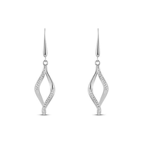 Orecchini Pendenti Lady Shine Acciaio Cristallo - Orecchini Pendenti Donna | Stroili