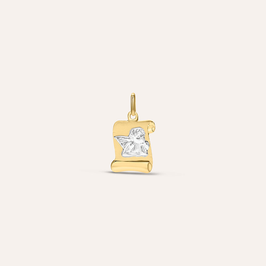 Pendente Holy Oro Tricolore - Ciondoli con Incisione Unisex | Stroili