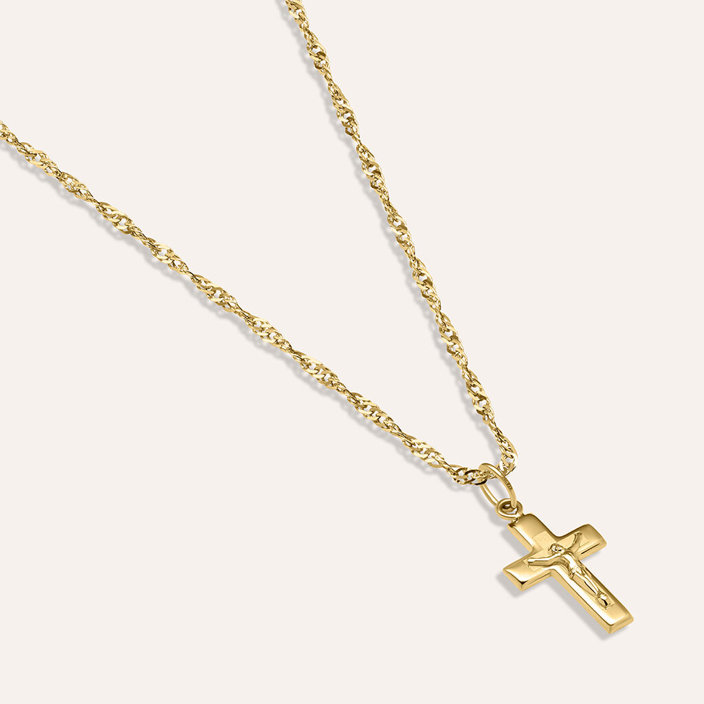 Pendente Holy Oro Giallo - Ciondoli con Incisione Unisex | Stroili