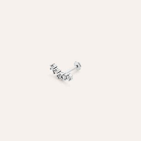 Piercing Orecchio Lady Chic Titanio Bianco Cubic Zirconia - Gioielli Donna | Stroili